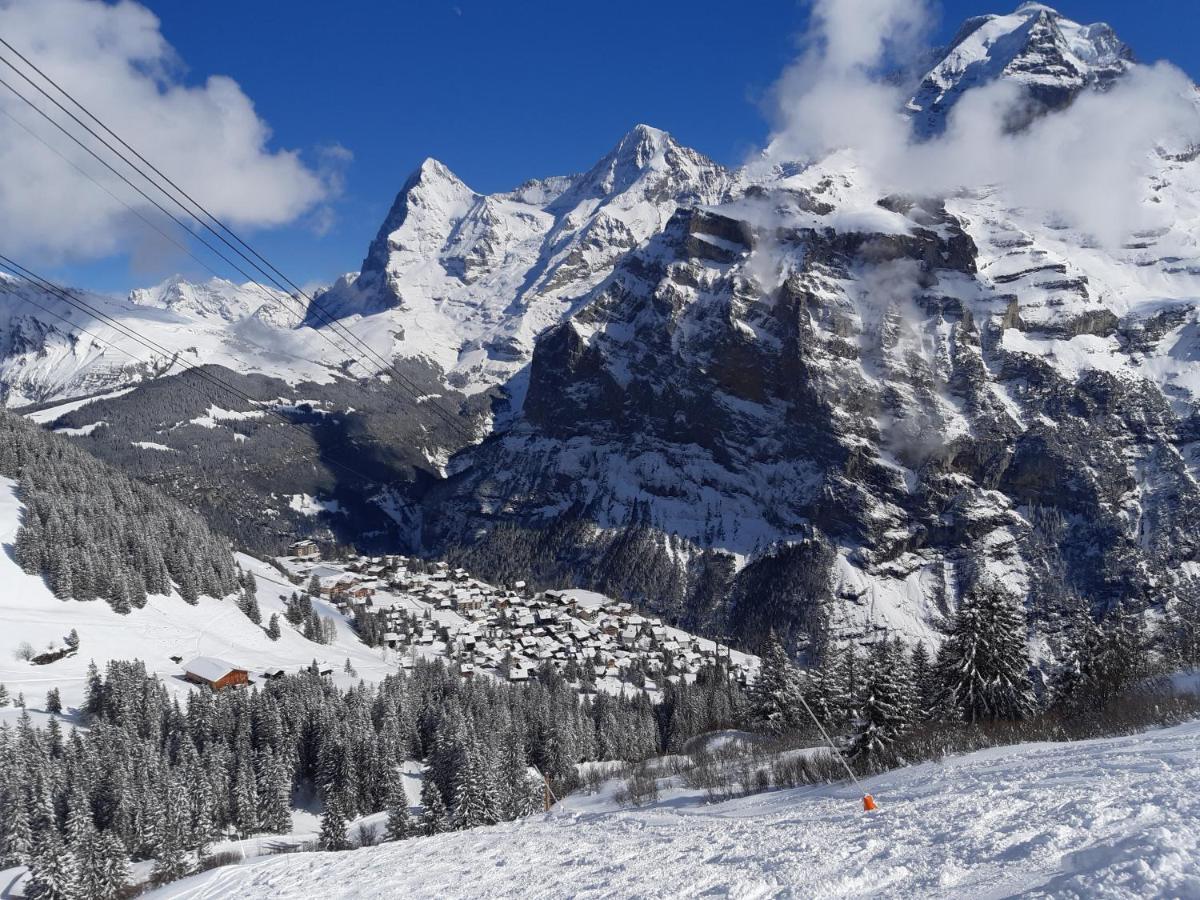 Chalet Bim Chilchli Mürren Exterior foto